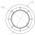  Audiocore PTUBE004S Port Tube