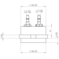  Audiocore T-C4G Ceramic Gold Tube Socket